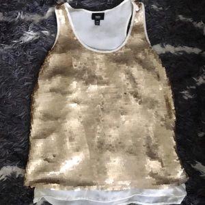 Sequin tank top